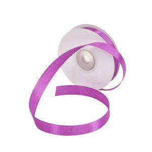 Лента Атлас Сиреневый  1,2 см * 22,85 м