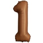 Шар Ф ЦИФРА 1 40" SLIM Choco Brown