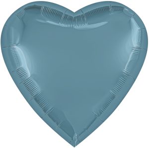 Шар (36''/91 см) Сердце, Утренний туман, Бохо, 1 шт. в уп.