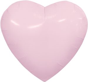 Шар (36''/91 см) Сердце, Зефирный, 1 шт. в уп.