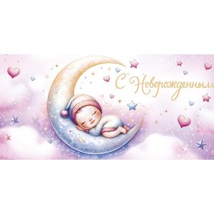 Конверт для денег "С новорожденным"