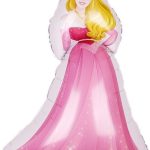 Шар с клапаном (17''/43 см) Мини-фигура, Аврора, Спящая красавица.