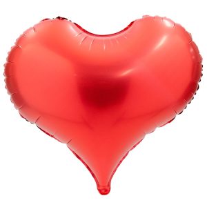 Шар К Б/РИС СЕРДЦЕ 24" Металлик Red