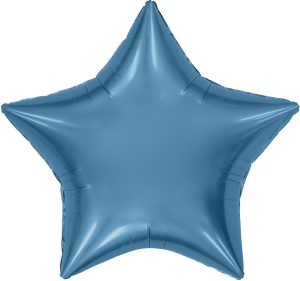 Шар (36''/91 см) Звезда, Сизый, Бохо, 1 шт. в уп.