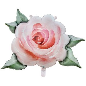 ШАР (32"/82CM) К ФИГУРА Роза акварель