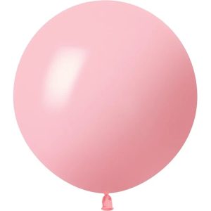 Шар (24''/61 см), Светло-розовый, пастель, 3 шт.