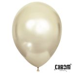 Шар (5''/13 см), Белое золото, хром, 50 шт.