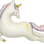 Шар (45''/114 см) Фигура, Нежный единорог, Сатин, 1 шт. в уп.